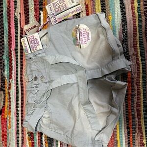 Blue Spice Women's High Waist Shorts - Soft Blue